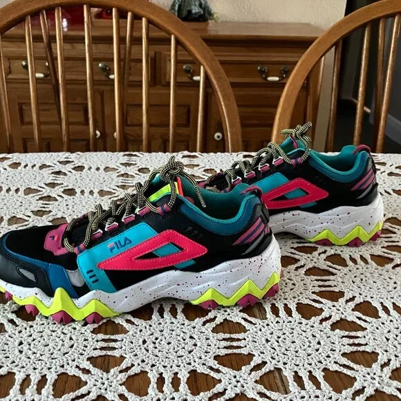 Women’s Sz. 9.5 Fila Oakmont TR Lace-Up Athletic Shoes Sneakers 80’s/90’s Retro - Picture 5 of 8